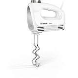 Bosch MFQ24200 røremaskine og mikser Håndmixer 400 W Sølv, Hvid, Håndmikser Hvid/rustfrit stål, Håndmixer, Sølv, Hvid, Slå, Ælte, Mikse, Omrøre, Knapper, Løftestang, Metal, Plast, 400 W