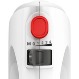 Bosch MFQ2600W røremaskine og mikser Håndmixer 375 W Hvid, Håndmikser Hvid/Rød, Håndmixer, Hvid, Slå, Mikse, Omrøre, Knapper, CE, VDE, Plast