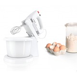 Bosch MFQ2600W røremaskine og mikser Håndmixer 375 W Hvid, Håndmikser Hvid/Rød, Håndmixer, Hvid, Slå, Mikse, Omrøre, Knapper, CE, VDE, Plast