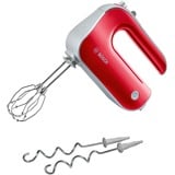 Bosch MFQ40303 røremaskine og mikser Håndmixer 500 W Rød, Håndmikser Vin rød/Sølv, Håndmixer, Rød, Mikse, 1,4 m, 500 W, 220 - 240 V