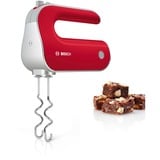 Bosch MFQ40303 røremaskine og mikser Håndmixer 500 W Rød, Håndmikser Vin rød/Sølv, Håndmixer, Rød, Mikse, 1,4 m, 500 W, 220 - 240 V