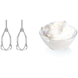 Bosch MFQ4030 røremaskine og mikser Håndmixer 500 W Sølv, Hvid, Håndmikser Hvid/Sølv, Håndmixer, Sølv, Hvid, 1,4 m, 500 W, 220 - 240 V, 50 - 60 Hz