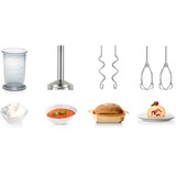 Bosch MFQ4080 røremaskine og mikser Håndmixer 500 W Sølv, Hvid, Håndmikser Hvid/Sølv, Håndmixer, Sølv, Hvid, 1,4 m, Knapper, 500 W, 220 - 240 V