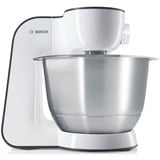 Bosch MUM50E32DE foodprocessor 3,9 L Sølv 800 W Hvid, 3,9 L, Sølv, Knapper, 1,25 L, 1,1 m, 1,25 g