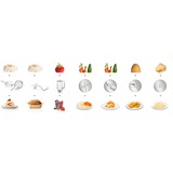 Bosch MUM50E32DE foodprocessor 3,9 L Sølv 800 W Hvid, 3,9 L, Sølv, Knapper, 1,25 L, 1,1 m, 1,25 g