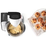 Bosch MUM50E32DE foodprocessor 3,9 L Sølv 800 W Hvid, 3,9 L, Sølv, Knapper, 1,25 L, 1,1 m, 1,25 g