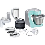 Bosch MUM58020 foodprocessor 1000 W 3,9 L Hvid Turkis, 3,9 L, Hvid, Knapper, 1,25 L, 1,1 m, 3 diske