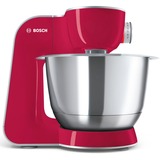 Bosch MUM58420 foodprocessor 1000 W 3,9 L Pink/Sølv, 3,9 L, Knapper, Dreje, 1,1 m, 3 diske, Rustfrit stål, 1000 W