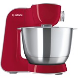 Bosch MUM58720 foodprocessor 1000 W 3,9 L Grå, Rød, Rustfrit stål Rød/Sølv, 3,9 L, Grå, Rød, Rustfrit stål, 1,1 m, 220 - 240 V, 50 - 60 Hz, Rustfrit stål