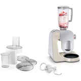 Bosch MUM58L20 foodprocessor 1000 W 3,9 L Grå, Rustfrit stål, Hvid Sølv/grå, 3,9 L, Grå, Rustfrit stål, Hvid, Dreje, 1,25 L, 2,7 kg, 1,9 kg