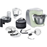 Bosch MUM58MG60 foodprocessor 1000 W 3,9 L Grøn Mynte/Sølv, 3,9 L, Grøn, Knapper, 0,8 L, CE, EAC-Eurasian, Ukraine, VDE, Rustfrit stål