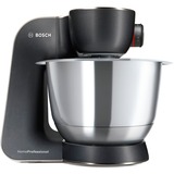 Bosch MUM59N26DE foodprocessor 1000 W 3,9 L Rustfrit stål Sort/rustfrit stål, 3,9 L, Rustfrit stål, Knapper, 4 diske, Rustfrit stål, 1000 W