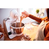 Bosch MUM5XW20 foodprocessor 1000 W 3,9 L Hvid Hvid/Champagne, 3,9 L, Hvid, Mikse, Fin, Mellem, 1000 W, 220 - 240 V