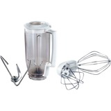 Bosch MUM6N21 foodprocessor 1000 W 2 L Rustfrit stål, Hvid Hvid/Sølv, 2 L, Rustfrit stål, Hvid, 1,2 m, 4 L, Plast, Plast, Rustfrit stål