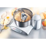 Bosch MUM6N21 foodprocessor 1000 W 2 L Rustfrit stål, Hvid Hvid/Sølv, 2 L, Rustfrit stål, Hvid, 1,2 m, 4 L, Plast, Plast, Rustfrit stål