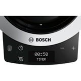 Bosch MUM9AX5S00 foodprocessor 1500 W 5,5 L Rustfrit stål Sølv, 5,5 L, Rustfrit stål, Knapper, Dreje, Rustfrit stål, Aluminium, 1500 W