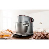 Bosch MUM9AX5S00 køkkenmaskine til tilberedning af mad 1500 W 5,5 L Rustfrit stål, Foodprocessor Sølv, 5,5 L, Rustfrit stål, Knapper, Dreje, Rustfrit stål, Aluminium, 1500 W