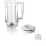 Bosch MUZ5MX1 tilbehør til mixer og foodprocessor, Blender til påsætning Hvid/gennemsigtig, Transparent, Plast, 1 kg