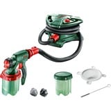 Bosch PFS 5000 E 1 L, Sprøjtepistol Grøn/Sort, Maling, 1 L, Træ, 0,5 l/min, 2,5 m/s², 1,5 m/s²