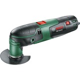 Bosch PMF 220 CE Set Sort, Grøn 220 W 20000 OPM, Multi-funktion værktøj Grøn/Sort, Milling, Trimning, Skære, Slibning, Save, Skrabning, Sort, Grøn, 20000 OPM, 15000 OPM, 2,8°, Vekselstrøm