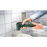 Bosch PMF 220 CE Set Sort, Grøn 220 W 20000 OPM, Multi-funktion værktøj Grøn/Sort, Milling, Trimning, Skære, Slibning, Save, Skrabning, Sort, Grøn, 20000 OPM, 15000 OPM, 2,8°, Vekselstrøm