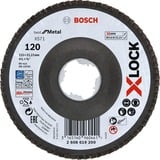 Bosch PRO X571 X-LOCK lamelskive, Ø 115mm, K120, Slibeskive 