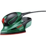 Bosch PSM 100 A Multi slibemaskine 26000 OPM Sort, Grøn, Rød, Multi Sander Grøn/Sort, Multi slibemaskine, Velcro, Sort, Grøn, Rød, 26000 OPM, 1,4 mm, 0,7 mm