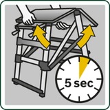 Bosch PWB 600 Træarbejde arbejdsbord, Arbejdsbænk Grøn, Træarbejde arbejdsbord, Aluminium, Bamboo, Træ, Sort, Grøn, Metallic, 680 mm, 552,6 mm, 834 mm