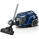 Bosch Serie 6 BGC41X36 støvsuger 2,4 L Beholder vakuum Dry 700 W Poseløs, Gulv støvsuger Sort/Blå, 700 W, Beholder vakuum, Dry, Poseløs, 2,4 L, Allergifilter, HEPA