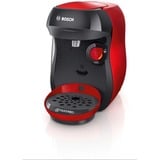 Bosch TAS1003 kaffemaskine Fuld-auto Kapsel kaffemaskine 0,7 L, Kapsel maskine Sort/Rød, Kapsel kaffemaskine, 0,7 L, Kaffekapsel, 1400 W, Sort, Rød