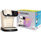 Bosch TAS6507 kaffemaskine Fuld-auto Kapsel kaffemaskine 1,3 L, Kapsel maskine fløde/Sort, Kapsel kaffemaskine, 1,3 L, Kaffekapsel, 1500 W, Beige, Sort