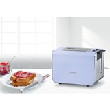 Bosch TAT8619 2 skive(r) 860 W, Brødrister Lilla/børstet rustfrit stål, 2 skive(r), Plast, Rustfrit stål, 860 W, 220 - 240 V, 50 - 60 Hz, 227 m