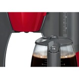 Bosch TKA6A044 kaffemaskine Dråbe kaffemaskine, Filter maskine Rød/grå, Dråbe kaffemaskine, Malet kaffe, 1200 W, Anthracit, Rød
