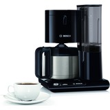 Bosch TKA8A053 kaffemaskine Semi-auto Dråbe kaffemaskine 1,1 L, Filter maskine Højglans sort, Dråbe kaffemaskine, 1,1 L, Malet kaffe, 1100 W, Sort