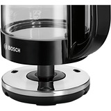 Bosch TWK70B03 elkedel 1,7 L 2400 W Sort, Transparent Sort, 1,7 L, 2400 W, Sort, Transparent, Glas, Vandmåler, Overophedningsbeskyttelse