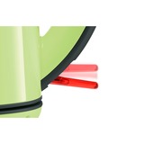 Bosch TWK7506 elkedel 1,7 L 2200 W Sort, Grøn lysegrøn/antracit, 1,7 L, 2200 W, Sort, Grøn, Vandmåler, Overophedningsbeskyttelse, Ledningsfri