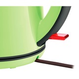 Bosch TWK7506 elkedel 1,7 L 2200 W Sort, Grøn lysegrøn/antracit, 1,7 L, 2200 W, Sort, Grøn, Vandmåler, Overophedningsbeskyttelse, Ledningsfri