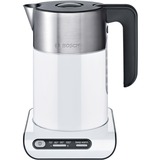 Bosch TWK8611P elkedel 1,5 L 2400 W Anthracit, Rustfrit stål, Hvid Hvid/antracit, 1,5 L, 2400 W, Anthracit, Rustfrit stål, Hvid, Plast, Rustfrit stål, Justerbar termostat, Vandmåler