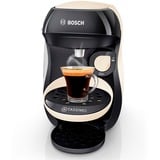 Bosch Tassimo Happy TAS1007 Fuld-auto Dråbe kaffemaskine 0,7 L, Kapsel maskine Sort/fløde, Dråbe kaffemaskine, 0,7 L, Kaffekapsel, 1400 W, Sort, Cremefarvet