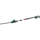 Bosch UniversalHedgePole 18 Enkelt klinge 3,6 kg, Hækkeklipper Grøn/Sort, 43 cm, Enkelt klinge, 1,6 cm, 2200 spm, 200 m², Sort, Grøn, Rød