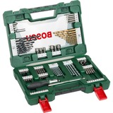 Bosch V-Line TIN bore- / bit-sæt, 91 dele, Boremaskine &amp; bit sæt Grøn