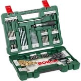 Bosch V-Line TIN bore- / bit-sæt, 91 dele, Boremaskine &amp; bit sæt Grøn