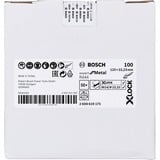 Bosch X-LOCK fiber slibeskive R444 Expert til metal, Ø 125mm, K100 