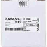 Bosch X-LOCK fiber slibeskive R444 Expert til metal, Ø 125mm, K80 