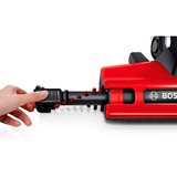 Bosch Zoo'o ProAnimal BCH6ZOOO med 25.2V batterier og ProAnimal børste, Skaft støvsuger Rød, Poseløs, Rød, 0,9 L, Dry, Filtrering, 82 dB