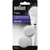 Braun 119562 rensebørste til ansigtet - tilbehør 2 stk Børstehoved til ansigtet, Essay Børstehoved til ansigtet, Braun, Face 810, Kvinder, Hvid, 6 g
