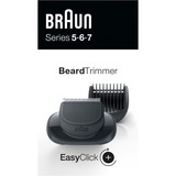 Braun EasyClick Barberingshoved, Essay Barberingshoved, 1 hoved(er), Sort, Braun, Series 5, 6, 7