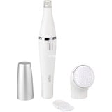 Braun FaceSpa Face 810 10 pincetter Hvid, Epilator Hvid/Sølv, Hvid, 10 pincetter, Kinder, Kind, Pande, 0,02 mm, Batteri, AA