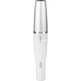 Braun FaceSpa Face 810 10 pincetter Hvid, Epilator Hvid/Sølv, Hvid, 10 pincetter, Kinder, Kind, Pande, 0,02 mm, Batteri, AA