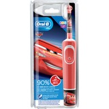 Braun Kids Electric Toothbrush Disney Cars Barn Roterende tandbørste Rød, El-tandbørste Rød/Hvid, Barn, Roterende tandbørste, Daglig pleje, Rød, 2 min, Opladning